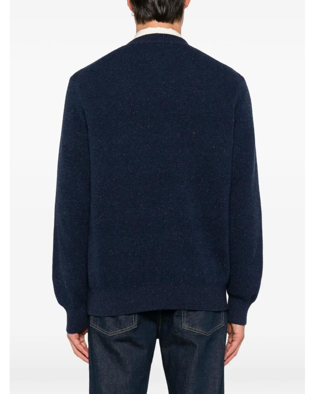 Eleventy Pullover Mit Meliertem Muster in Blue für Herren