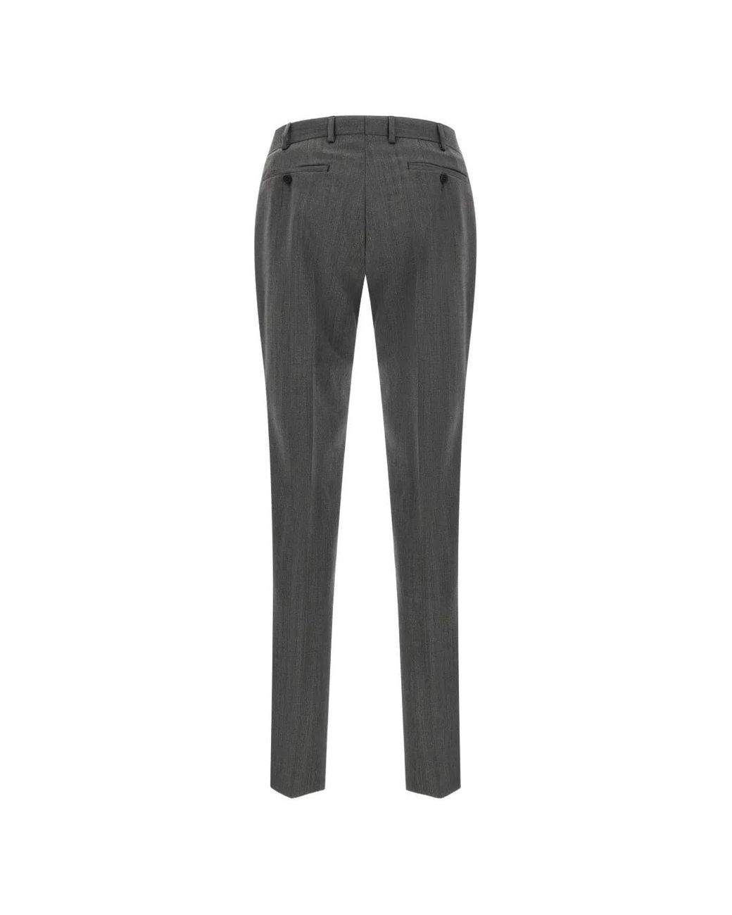 Pal Zileri Gray Herringbone Double-Breasted Suit for men