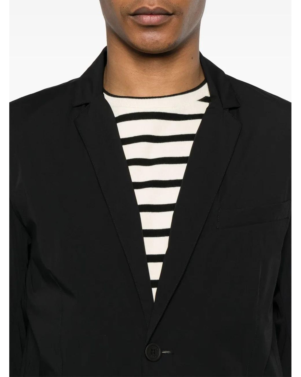 Blazer Liviano Herno de hombre de color Black