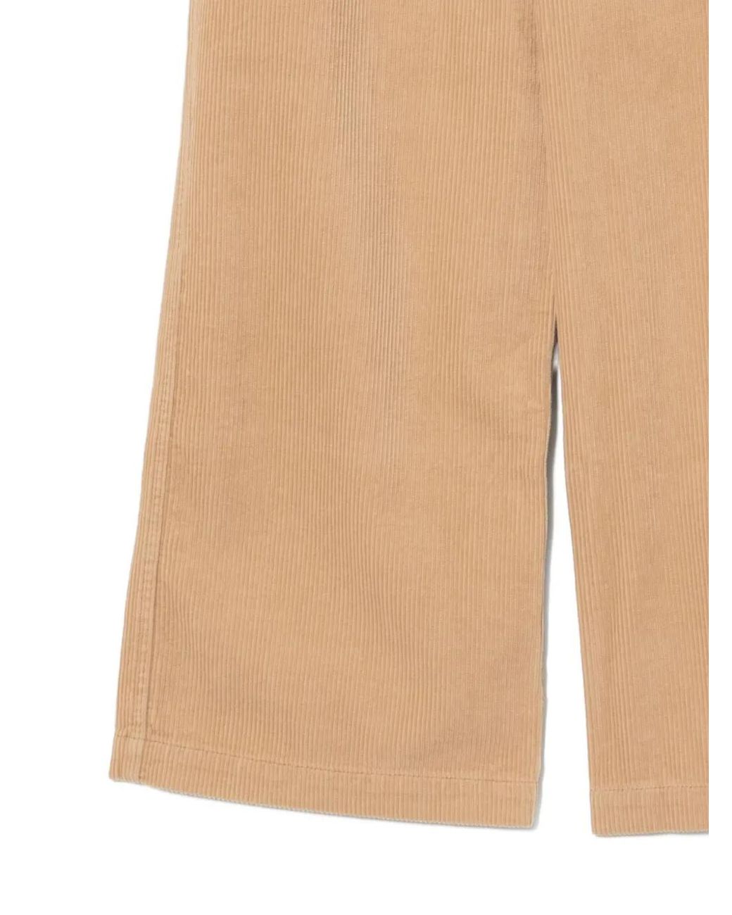 Chocoolate Natural Logo-Patch Trousers