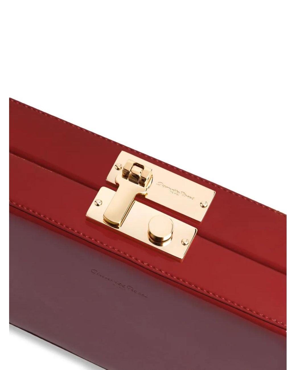Gianvito Rossi Vali クラッチバッグ Red