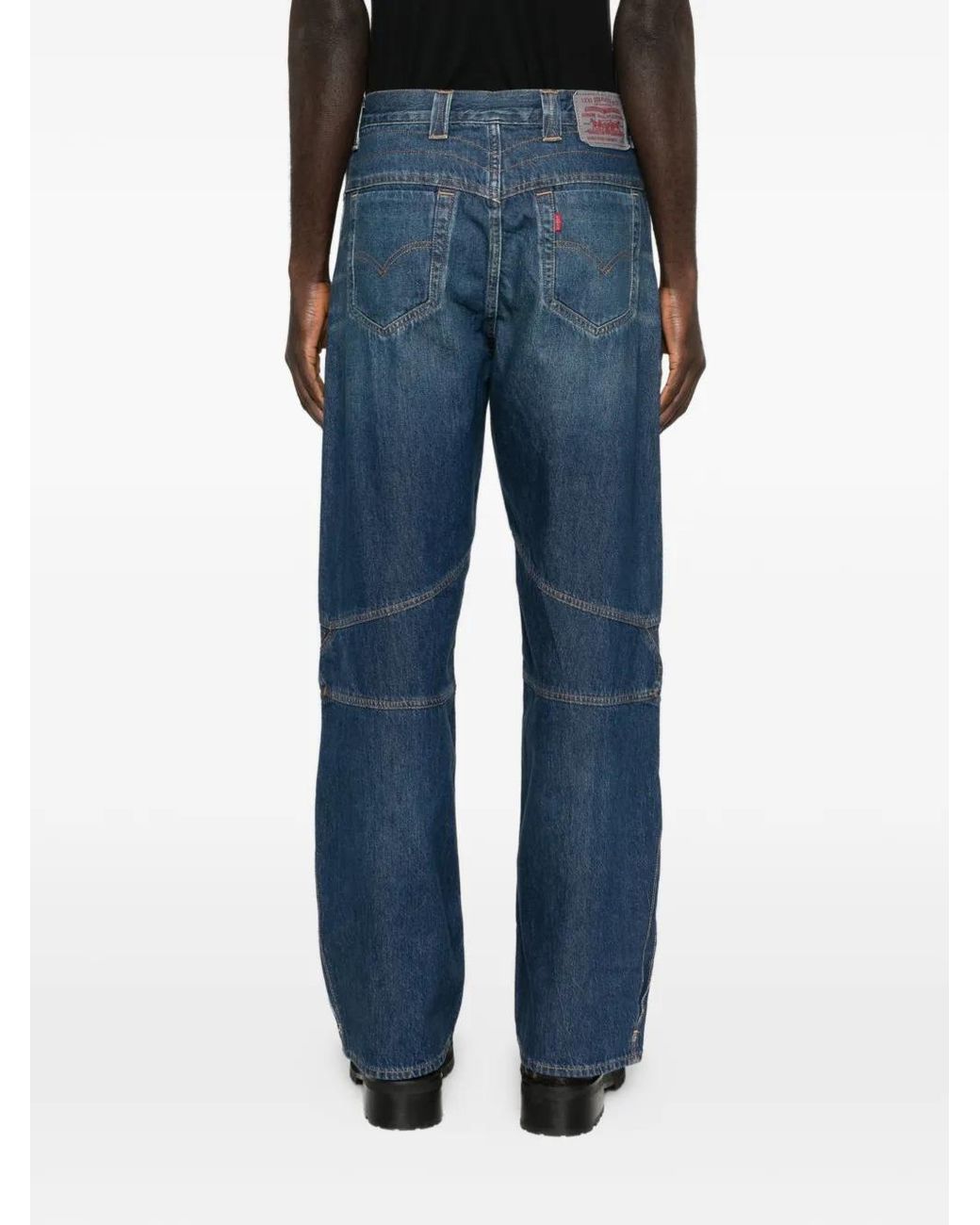Kiko Kostadinov Blue X Levi's Articulate Panelled Trousers for men