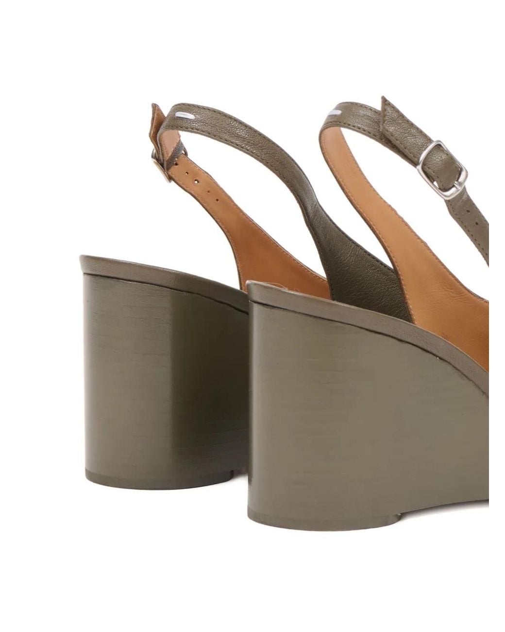 Maison Margiela Metallic Leather Pumps