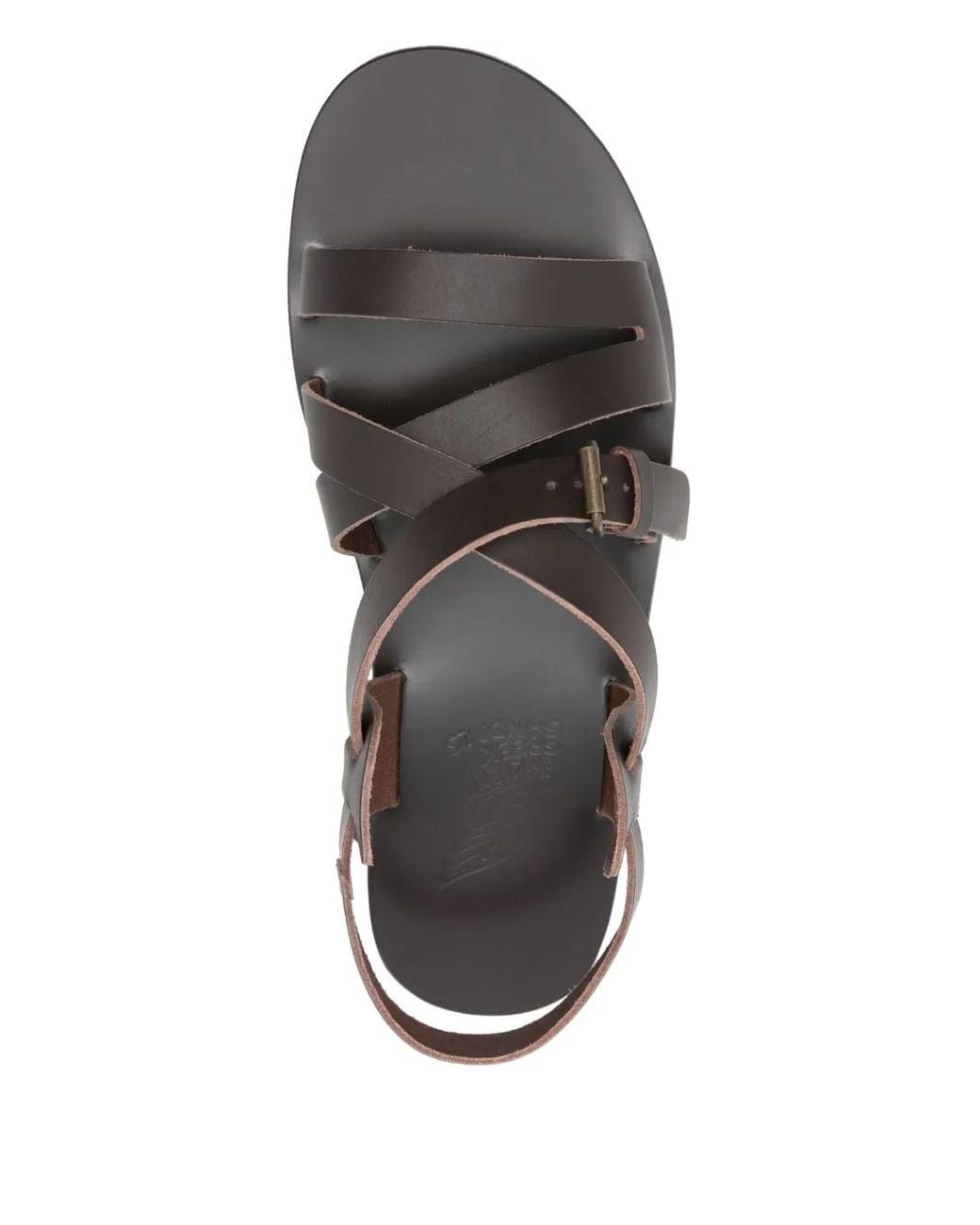 Ancient Greek Sandals Brown Hercules Sandals for men