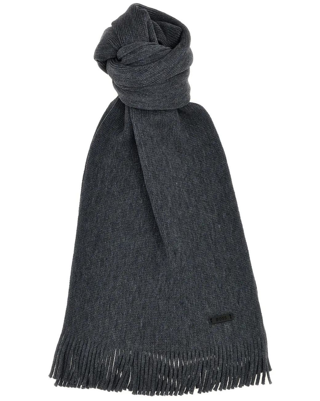 Boss Blue Albas Scarf for men