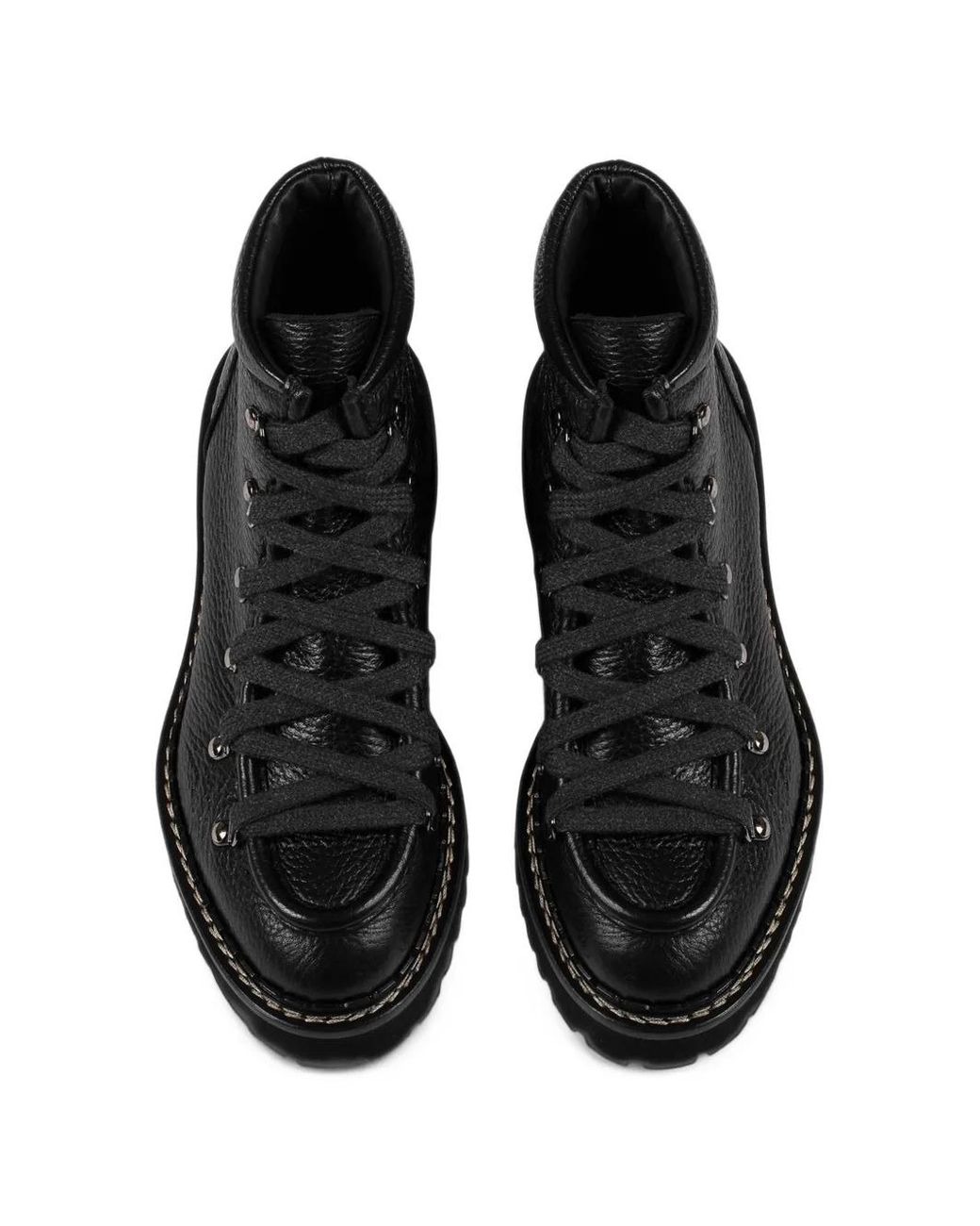 Stivaletti Stringati di Doucal's in Black