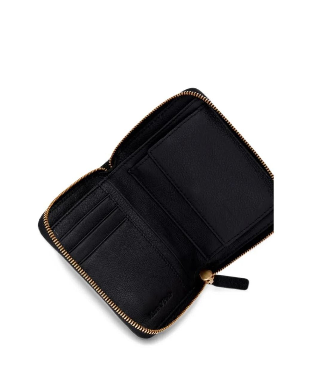 Marc O' Polo Black Ellis Logo-Debossed Leather Wallet