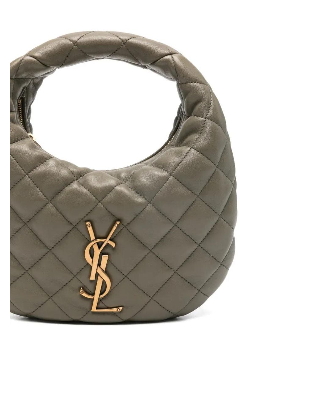 Saint Laurent Gray Tote Bags