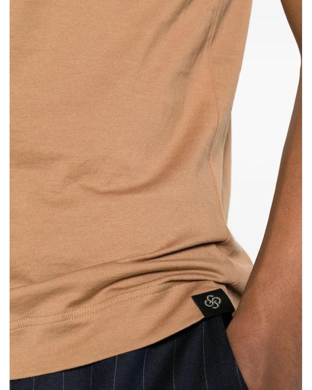 Gran Sasso Natural Crew-Neck T-Shirt for men