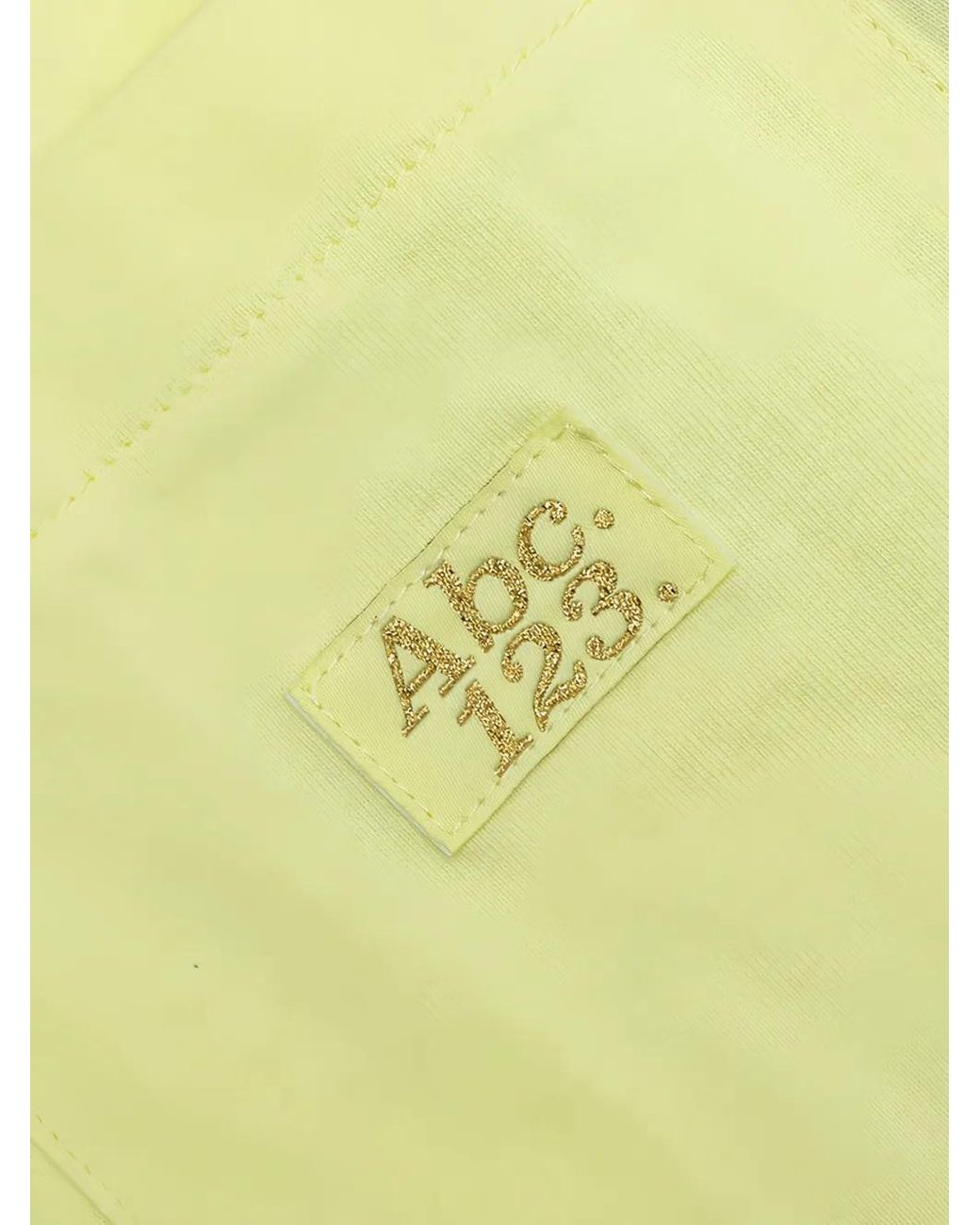Advisory Board Crystals Yellow Logo-Patch Elasticated-Waist Shorts for men