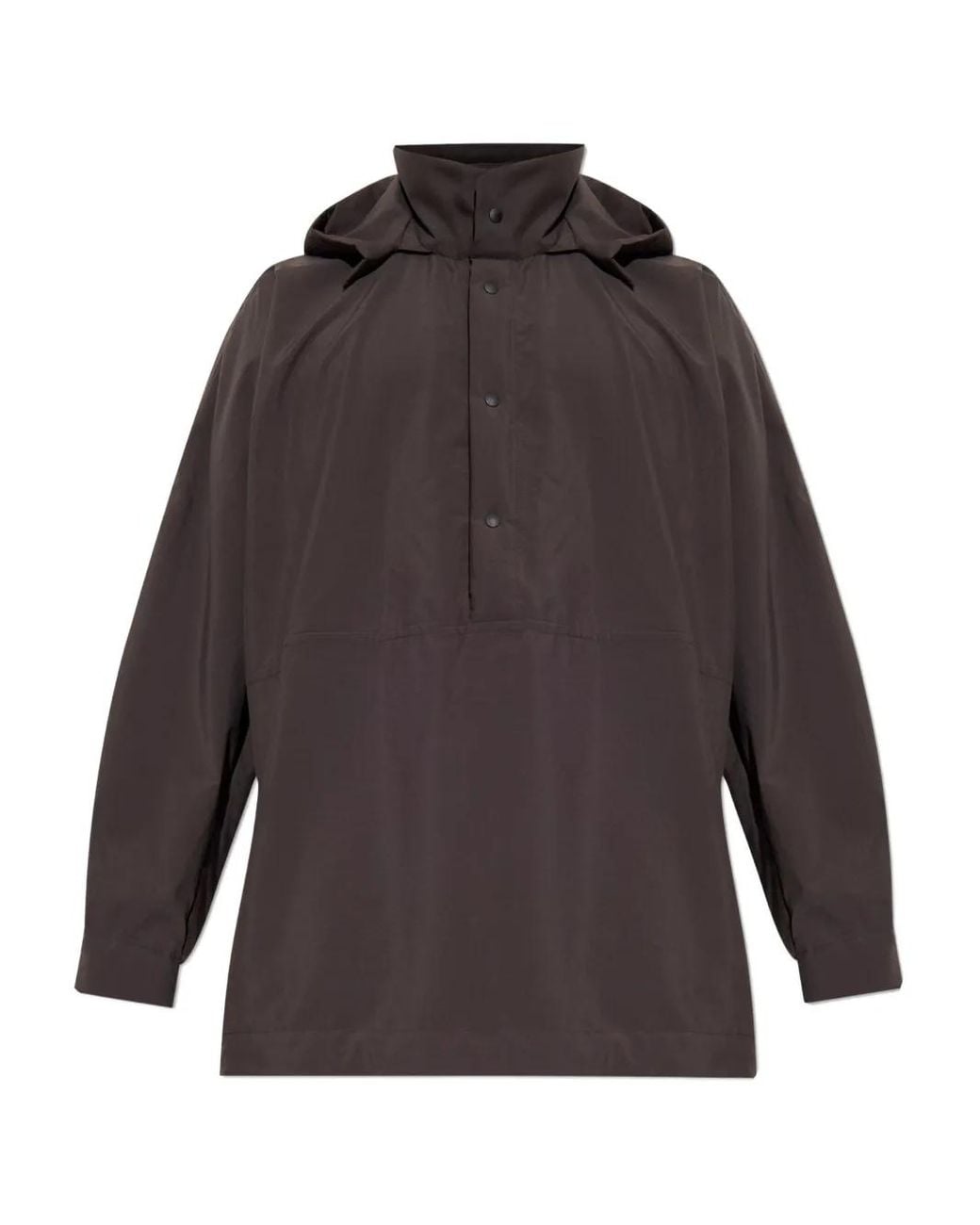 Homme Plissé Issey Miyake Gray Hooded Jacket for men