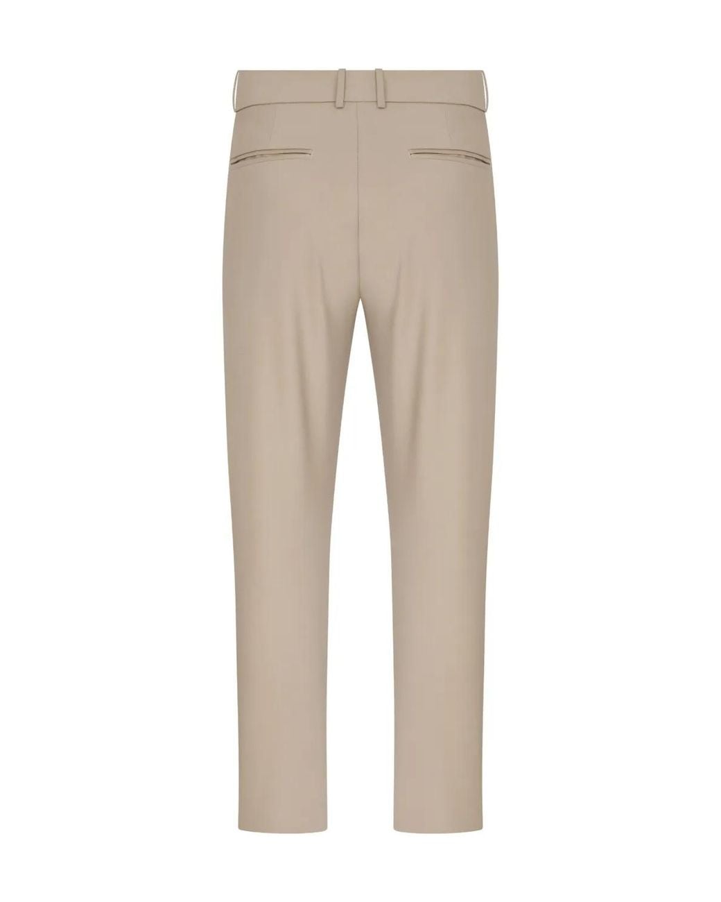 MEGUSTA Natural Tropical Wool Trousers for men