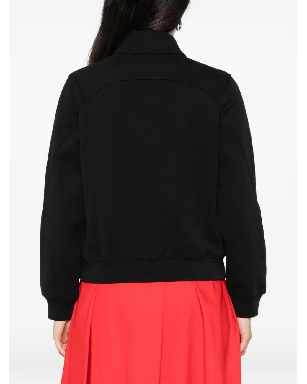 Maison Kitsuné Black Fox-Patch Polo Shirt