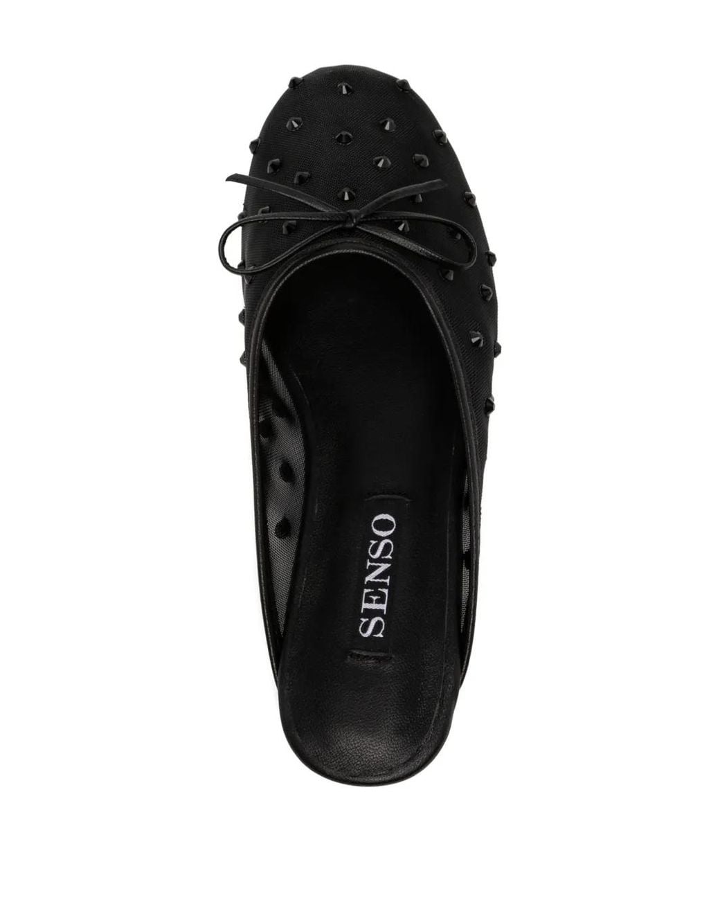 Senso Black Cole Ballerinas