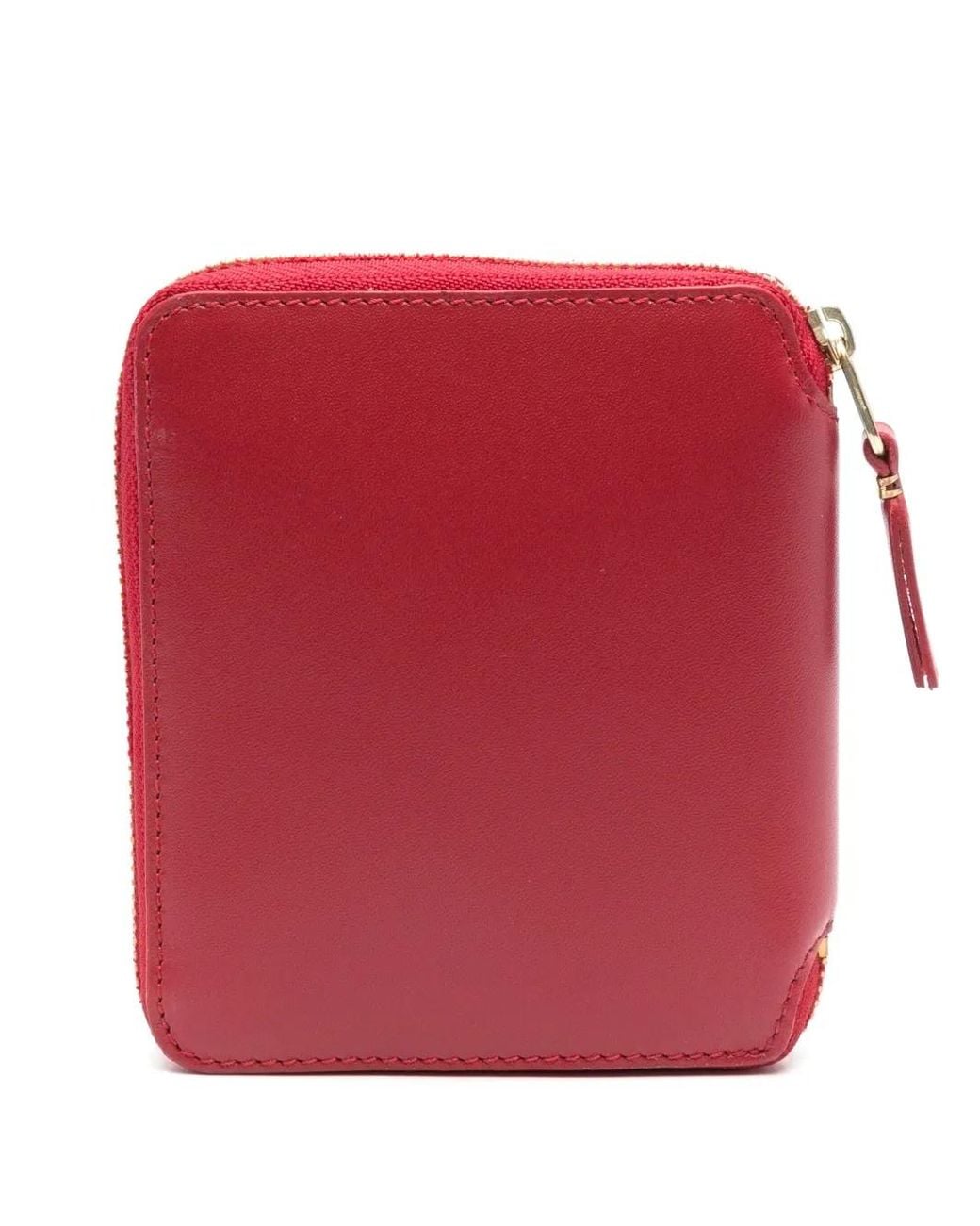 Comme des Garçons Red Leather Wallet for men