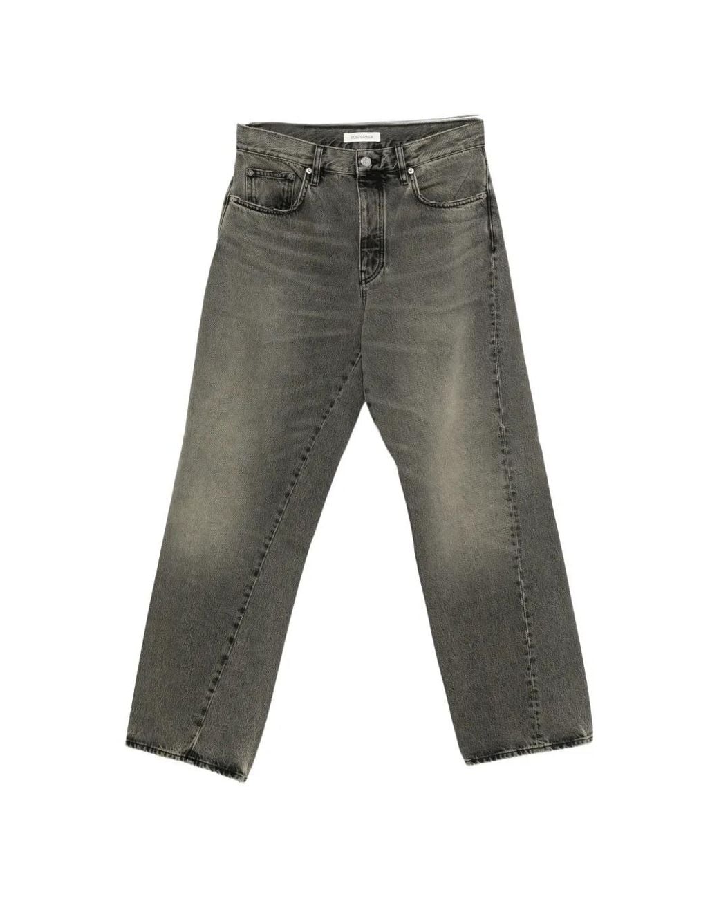 sunflower Gray Faded-Effect Jeans for men