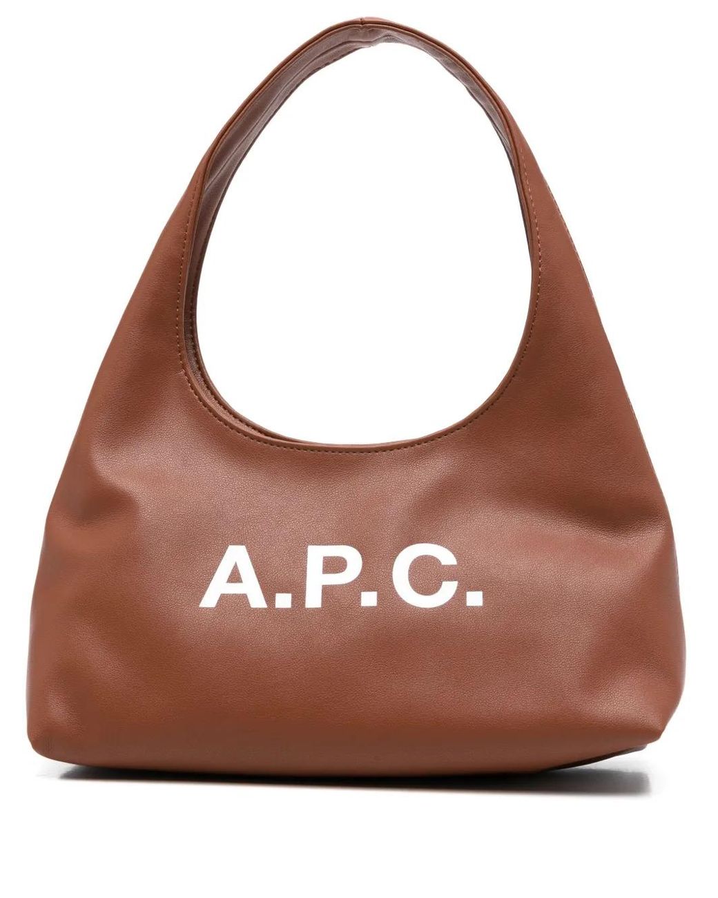 A.P.C. Brown Small Ninon Shoulder Bag
