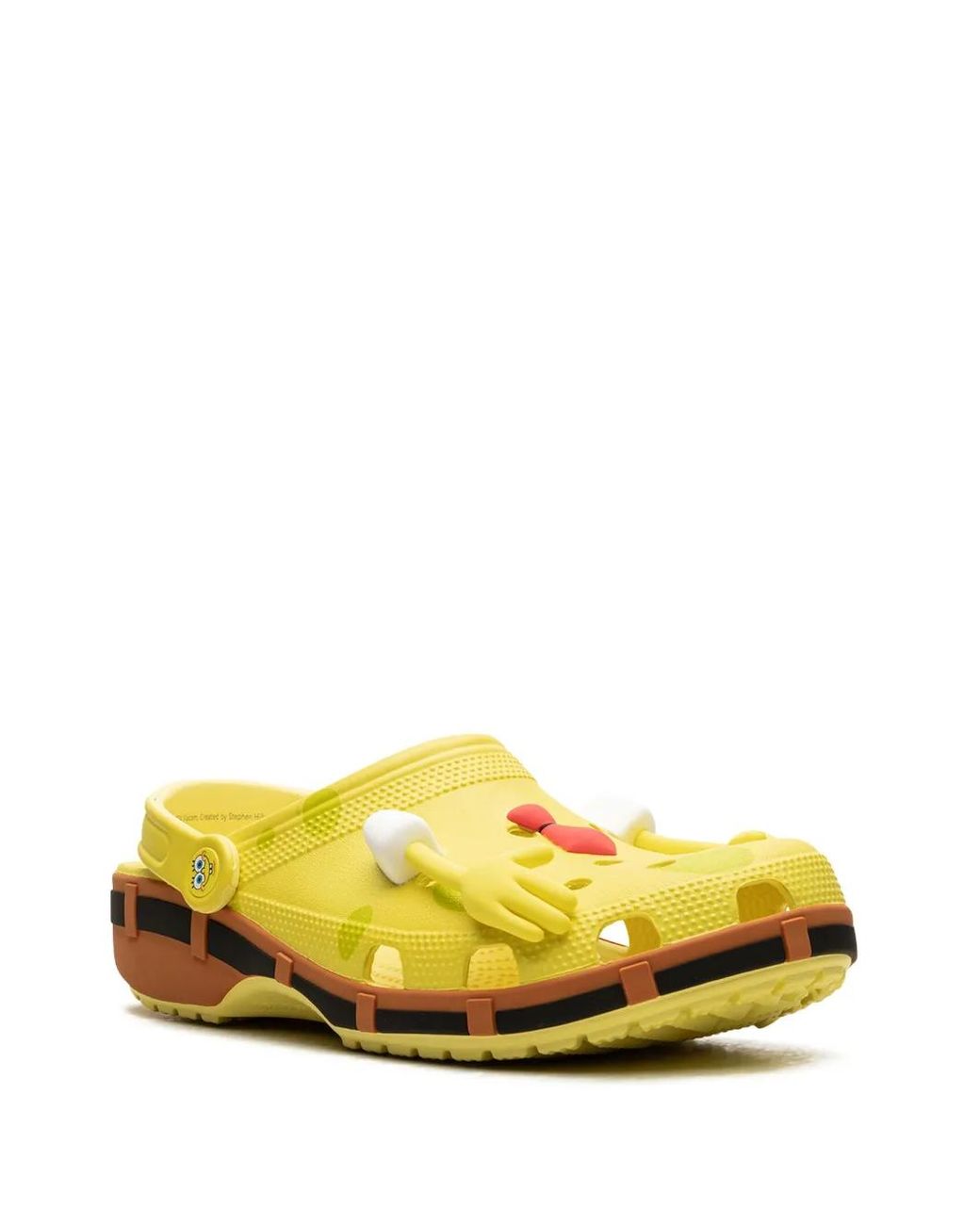 CROCSTM Yellow X Spongebob Squarepants Classic Clogs Slides for men