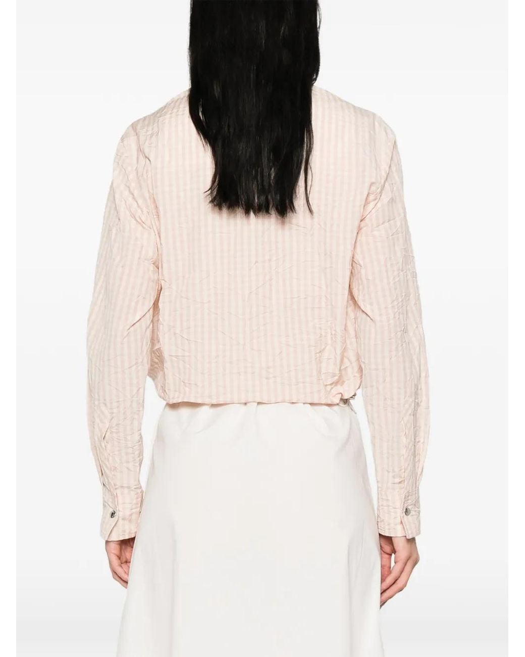 Moncler Pink Gingham Patch Jacket