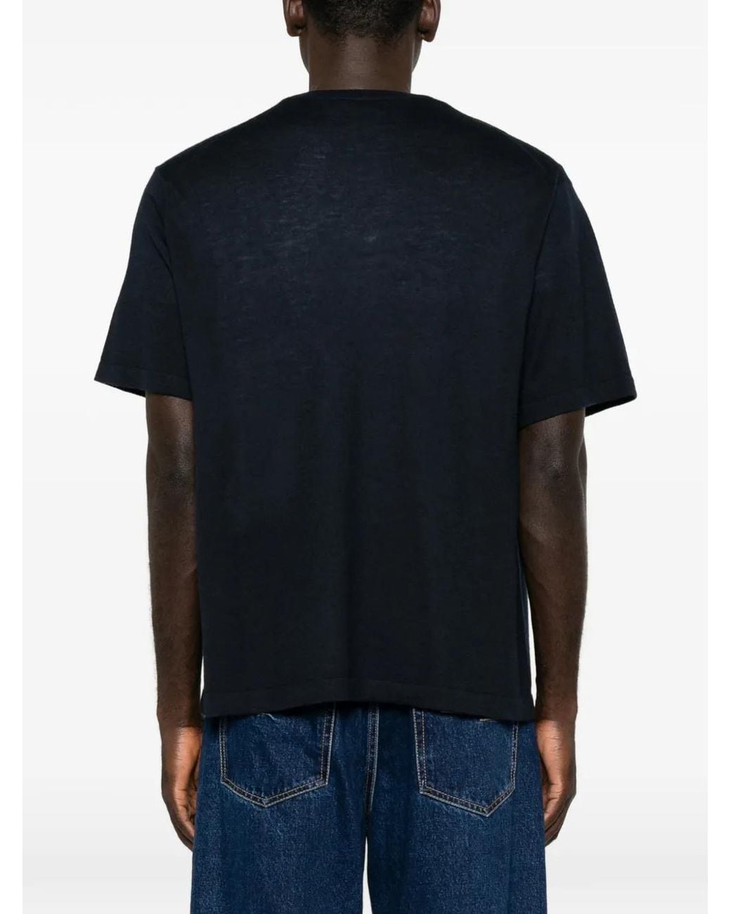 Lisa Yang Black Cashmere T-Shirt for men