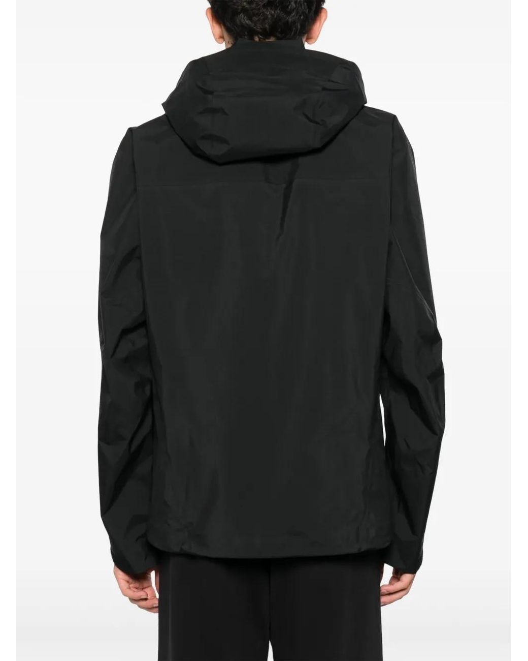 Arc'teryx Black Logo-Embroidery Hooded Jacket for men