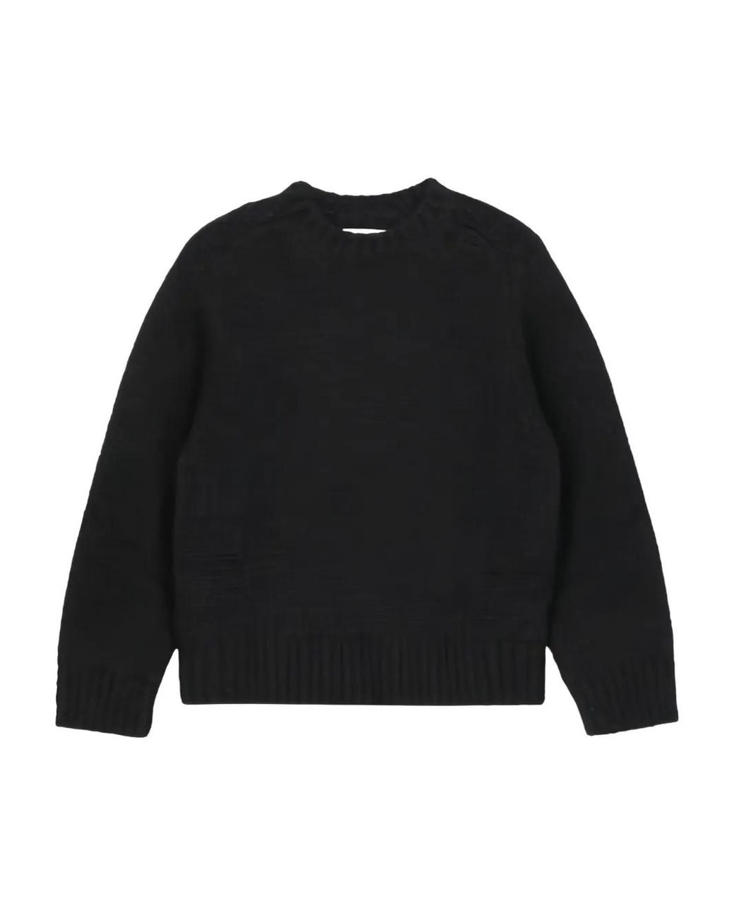 Jil Sander Black Crew-Neck Sweater