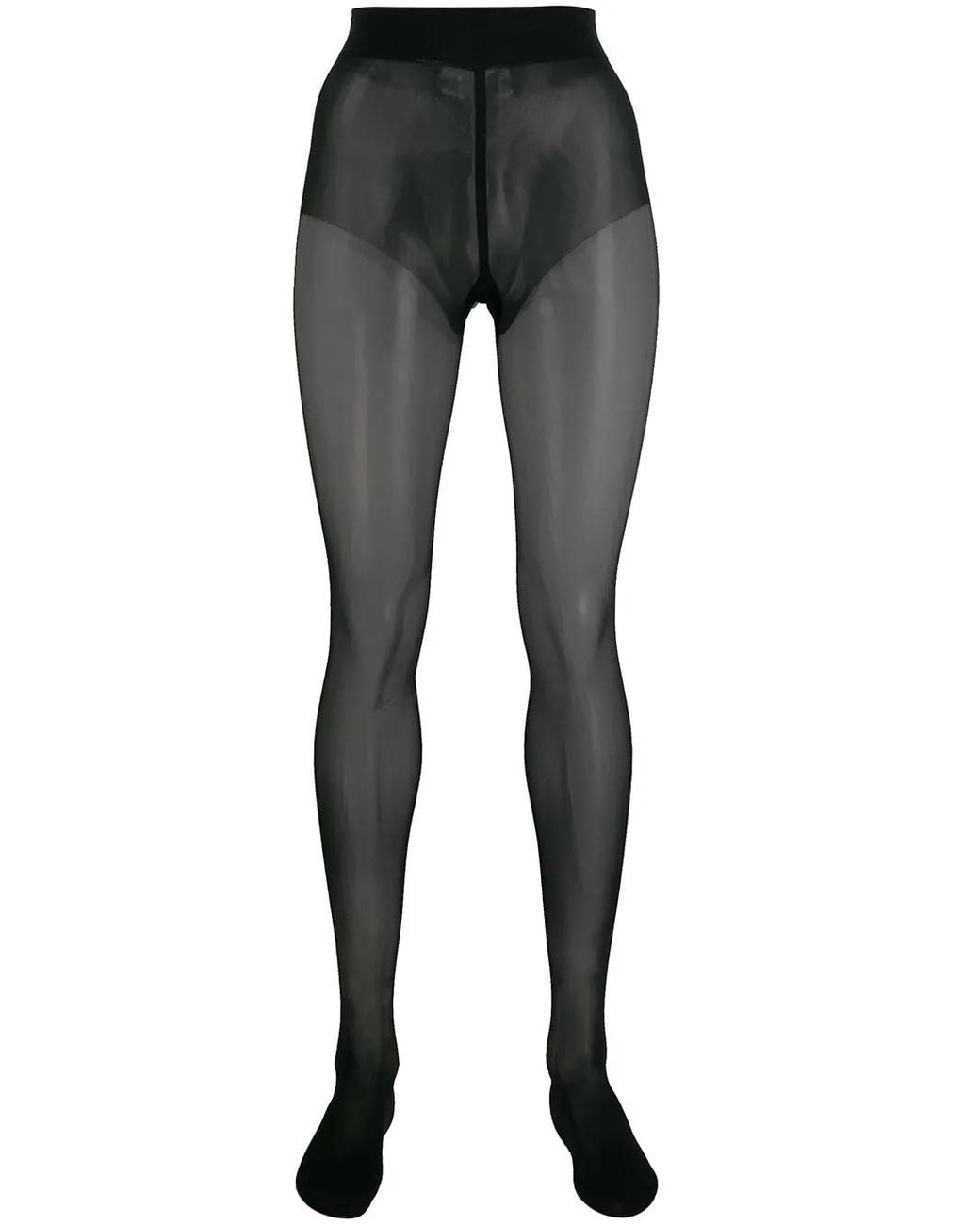 Wolford Gray Pure 10 Tights