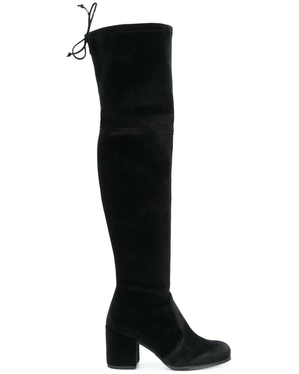 Stuart Weitzman Leather Knee-length Boots in Black - Save 29% - Lyst