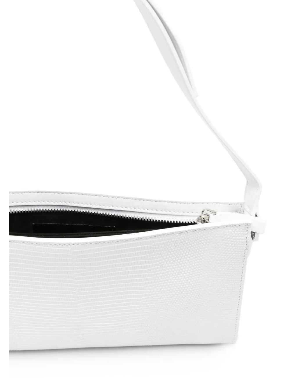 Dondup White Ring-Detail Tote Bag