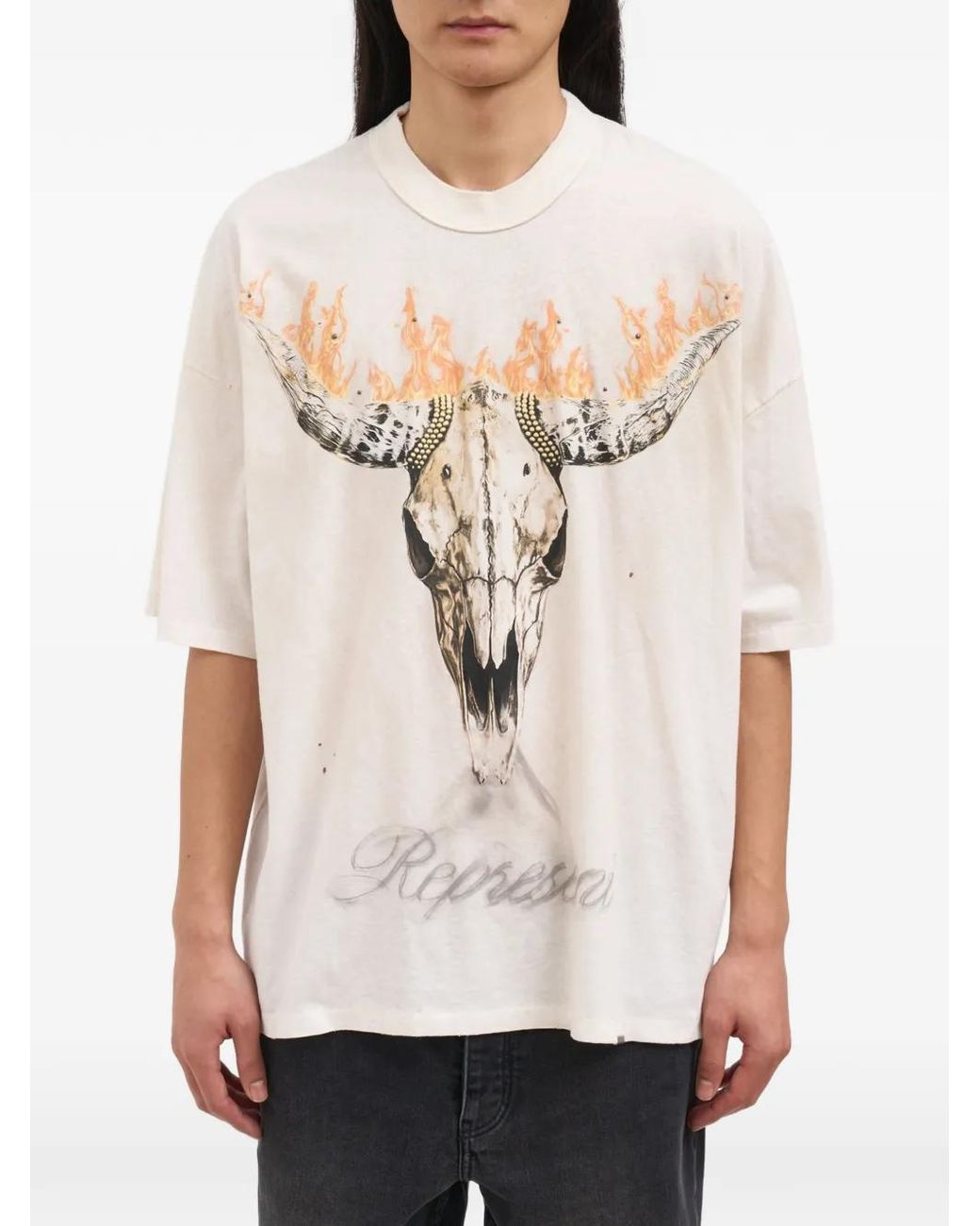 Represent Natural British Cowboys Graphic-Print T-Shirt for men