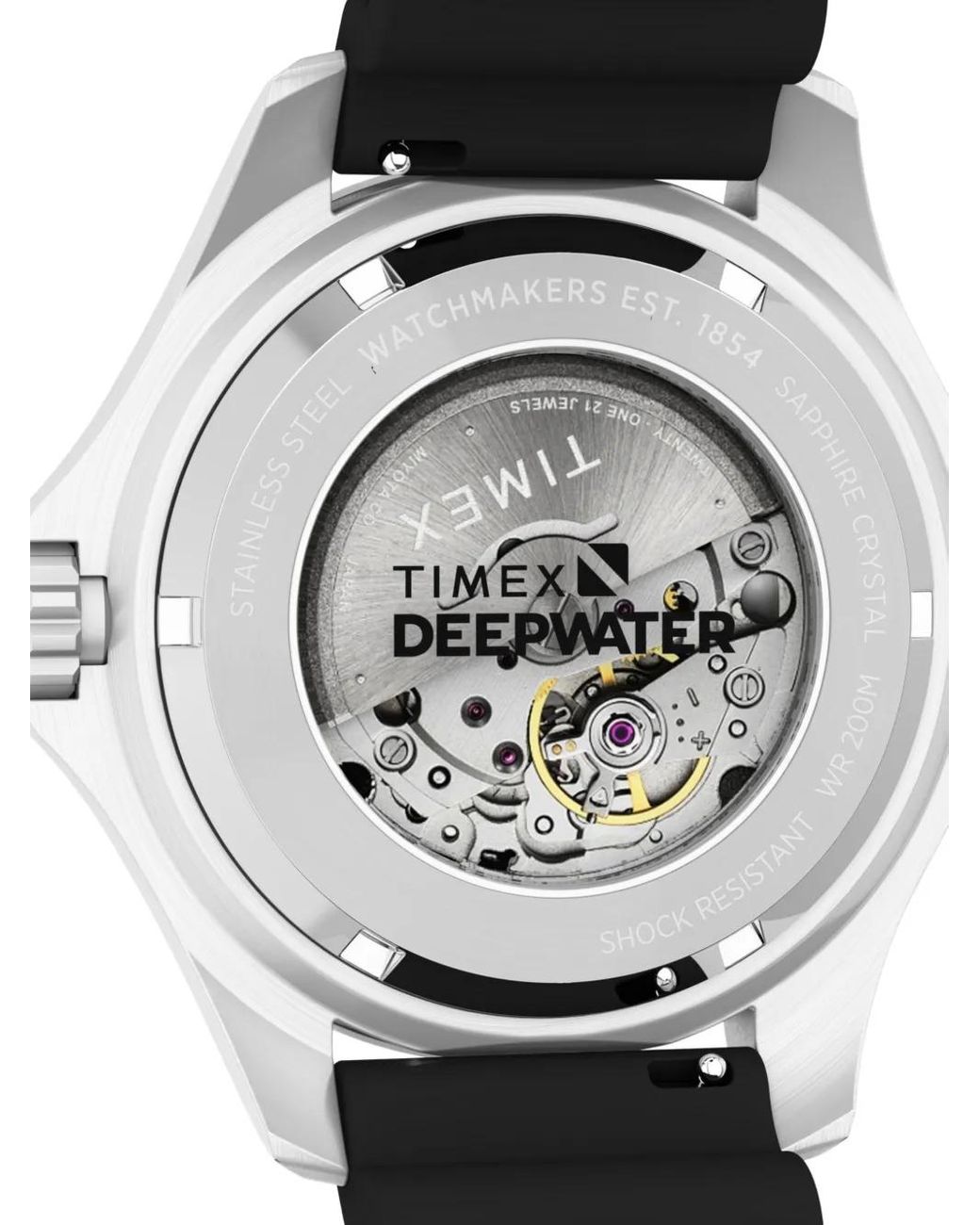 Timex Black Deepwater Meridian 44Mm for men