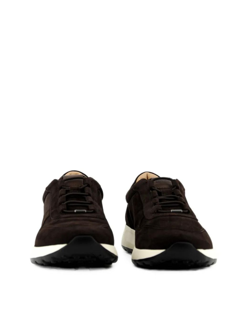 Tod's White Pashmy Suede Sneakers for men