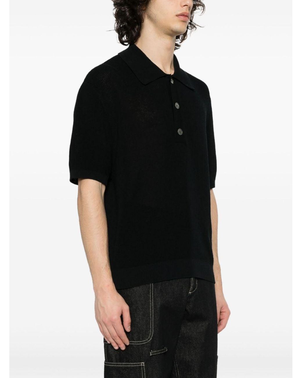 Our Legacy Traditional Polo in Black for Men | Lyst Our Legacy Traditional Polo in Black for Men | Lyst