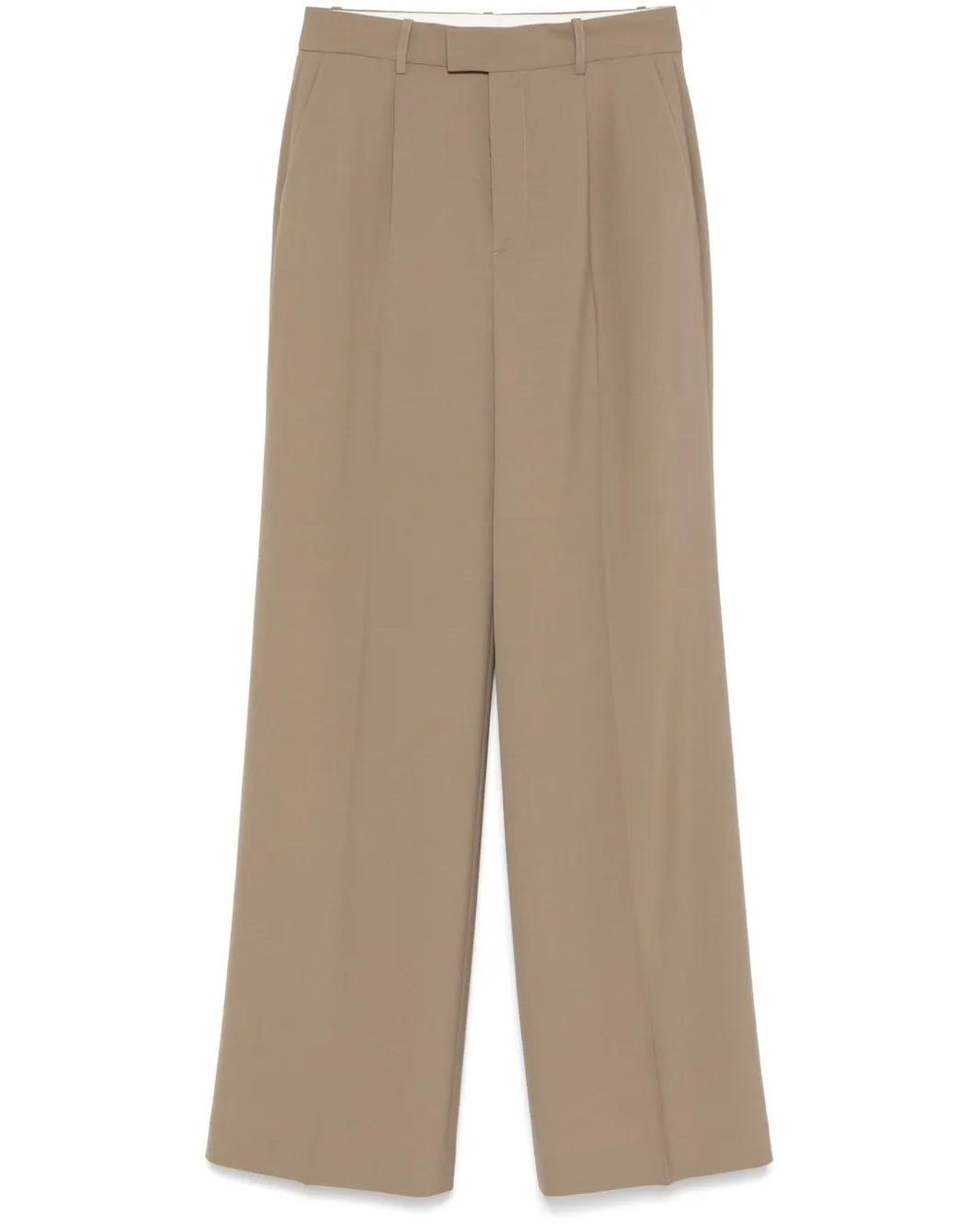 Rohe Natural Single-Pleat Trousers