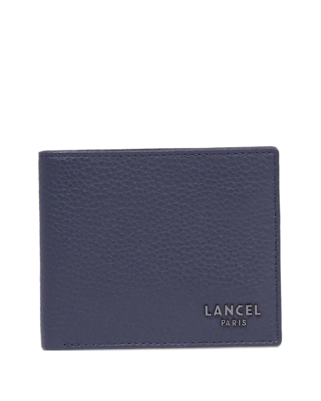 Lancel Blue Côme 5Cc Leather Wallet for men