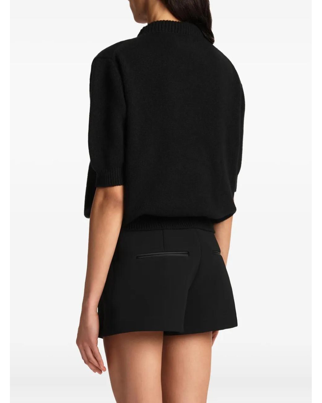 Khaite Black Davin Jumper