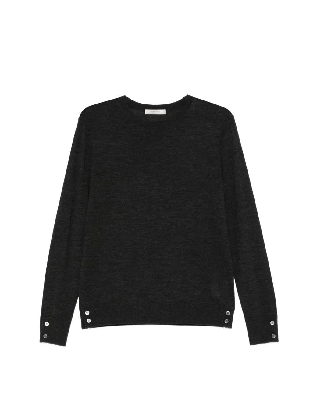 IVORY PARIS Black Pull À Col Rond for men