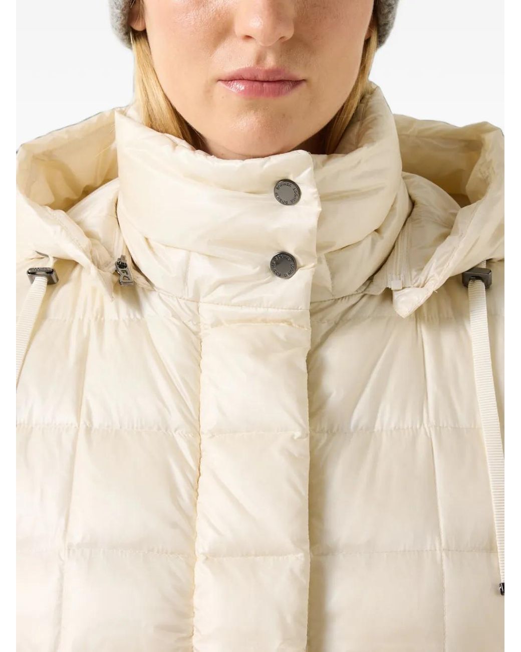 Bogner Natural Meryl Quilted Coat
