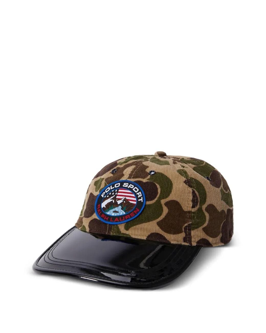 Polo Ralph Lauren Multicolor Casquette En Velours Côtelé À Imprimé Camouflage for men