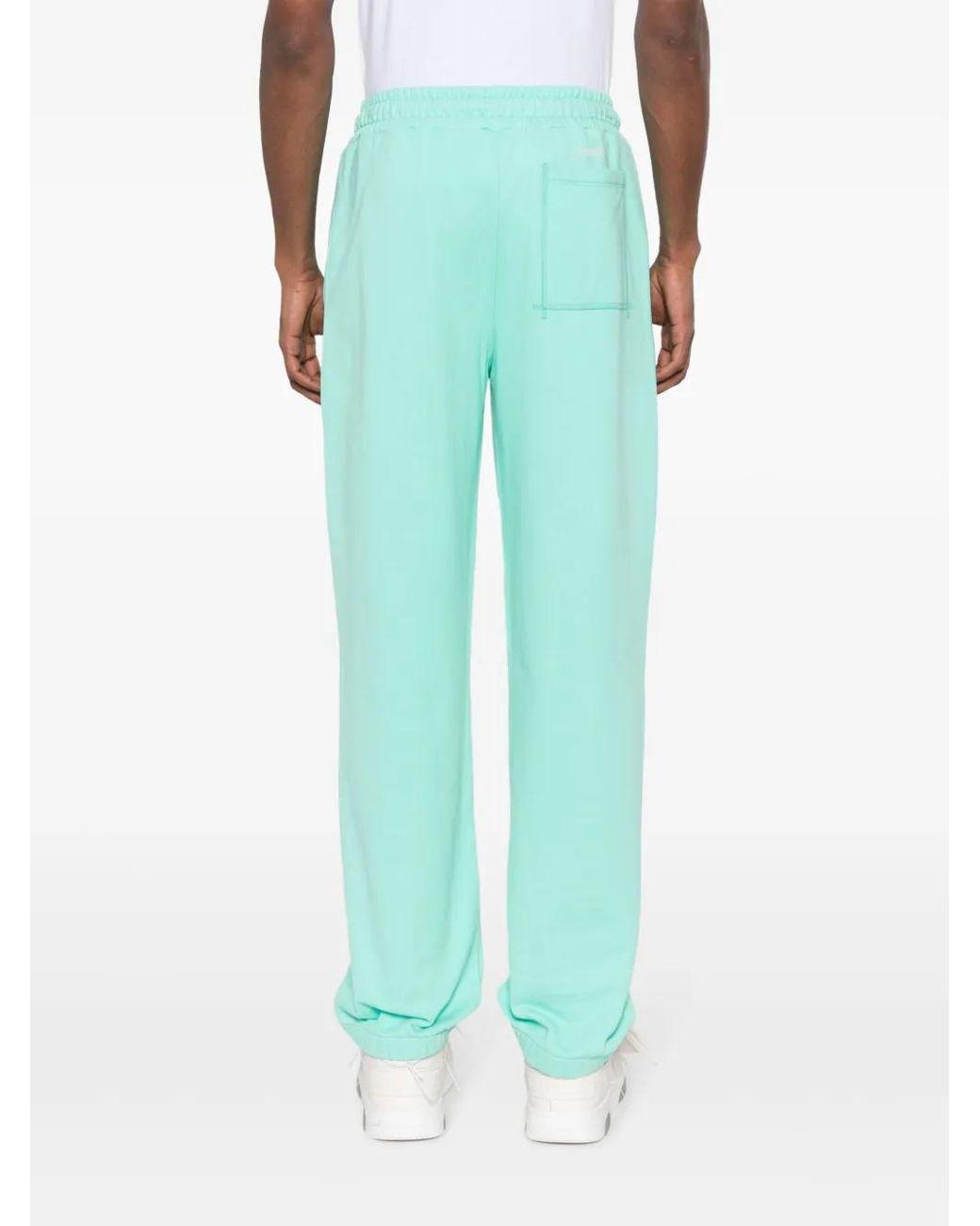 Objects IV Life Blue Logo-Print Cotton Track Pants