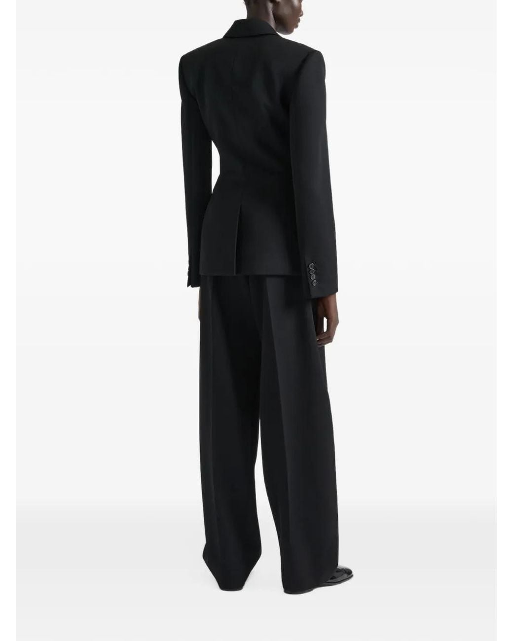 Chaqueta De Esmoquin De Lana Con Doble Botonadura Givenchy de color Black