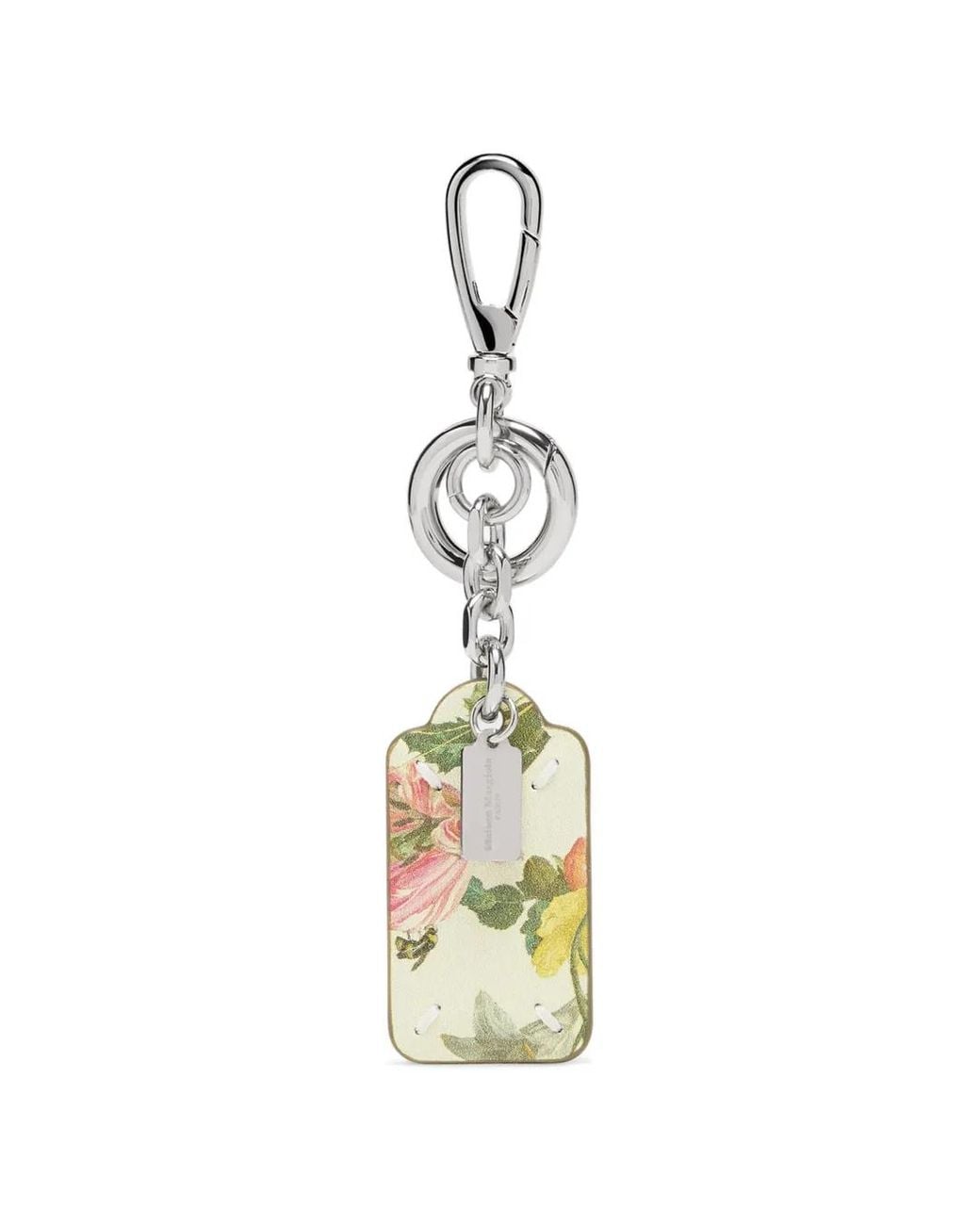 Maison Margiela Metallic Double Tag Keyring