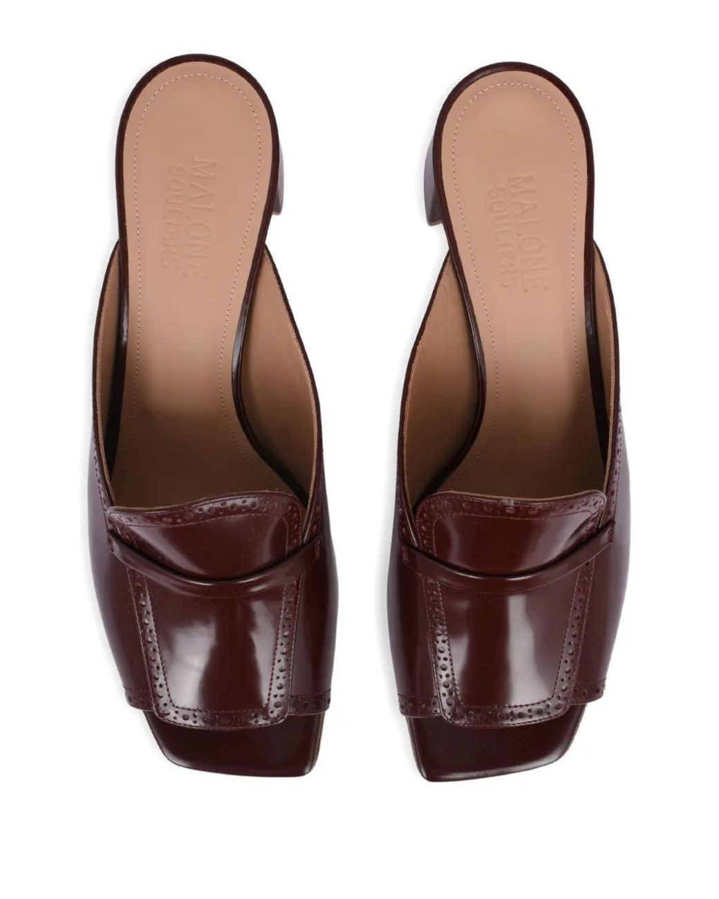 Malone Souliers Brown 45Mm Bellamy Square-Toe Sandals