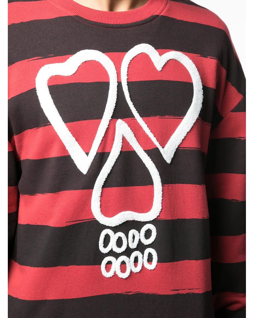 Haculla Red Unbalanced Sweatshirt for men