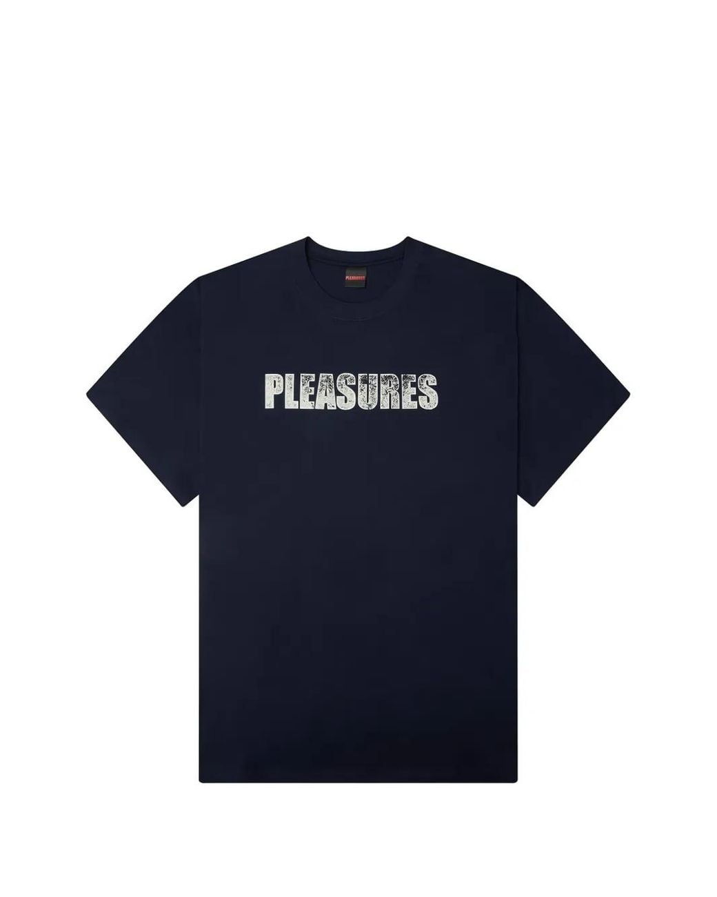 Pleasures Blue Recluse Logo-Print T-Shirt for men