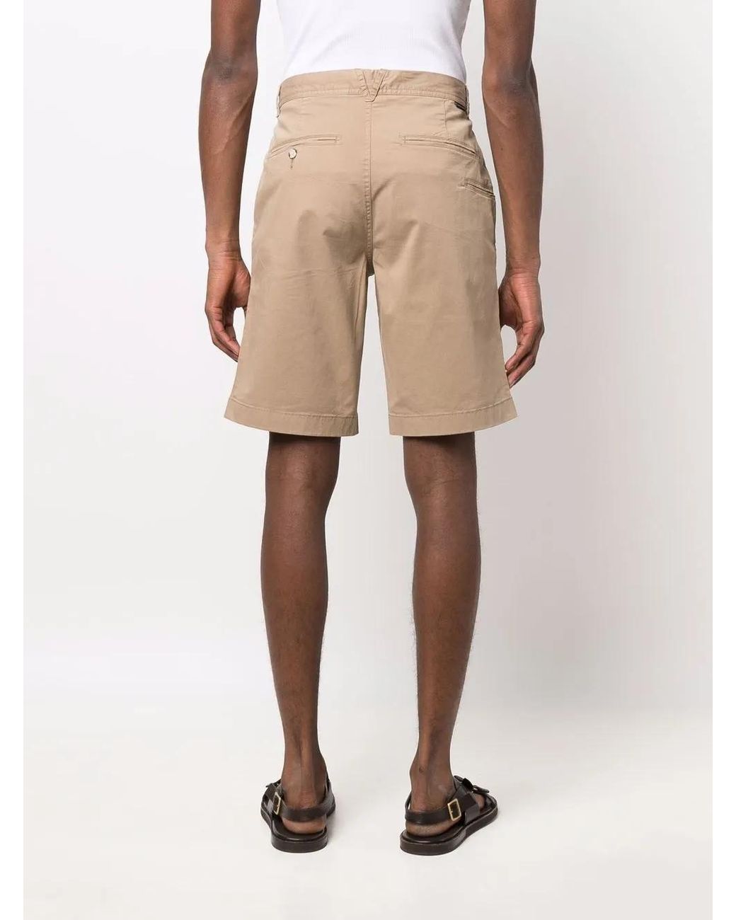 Woolrich Natural Shorts Beige for men