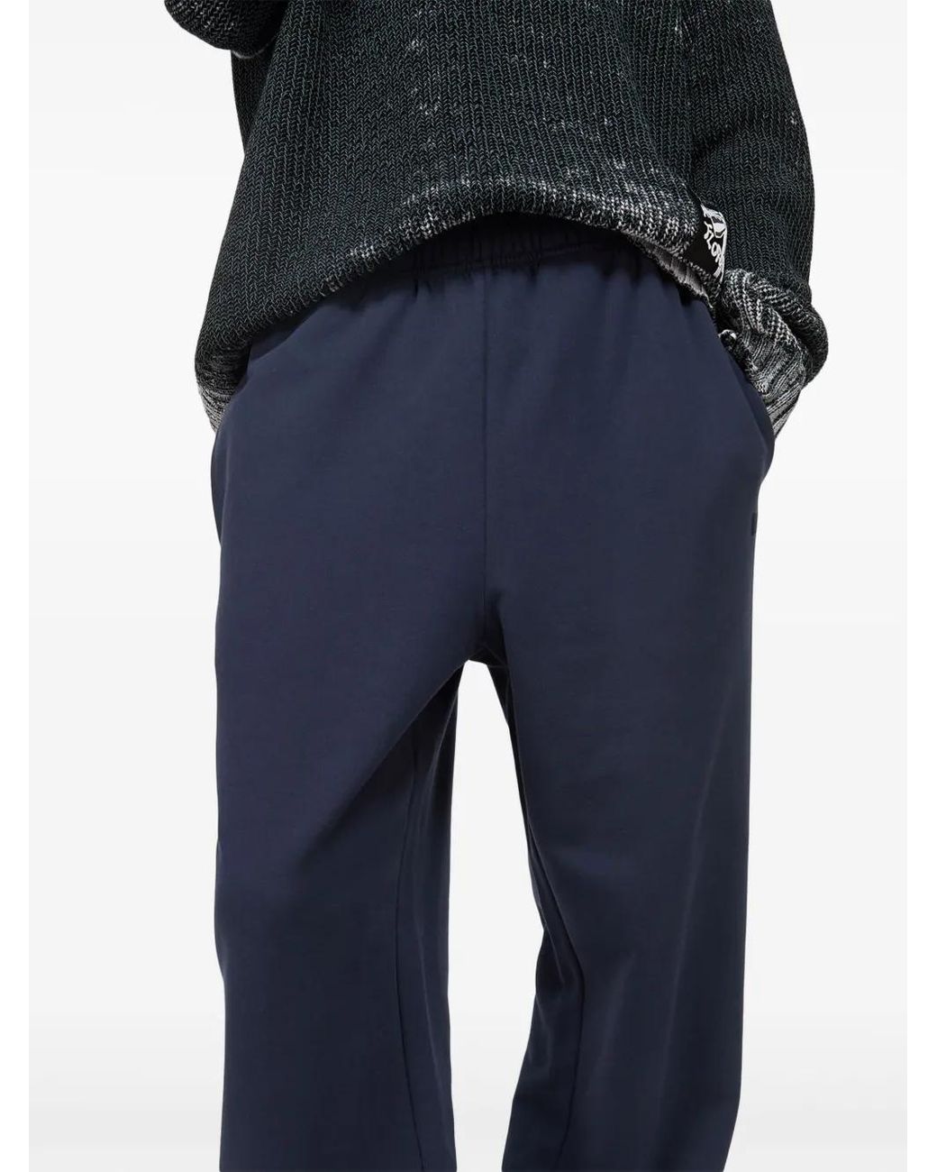 Acne Blue Drawstring Track Pants