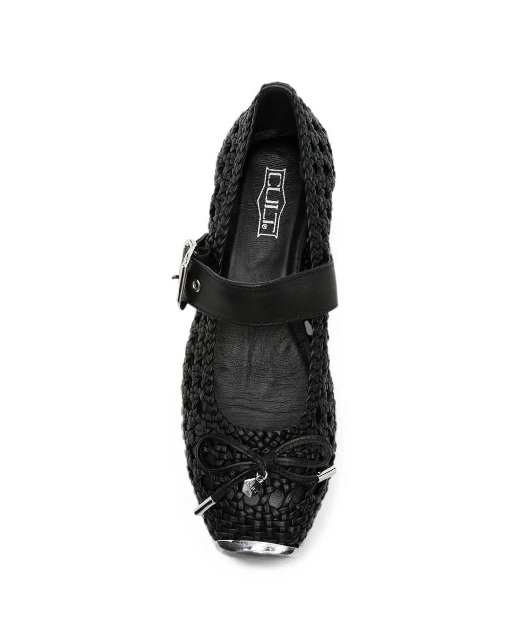 Cult Black Ballerines À Détail De Nœud