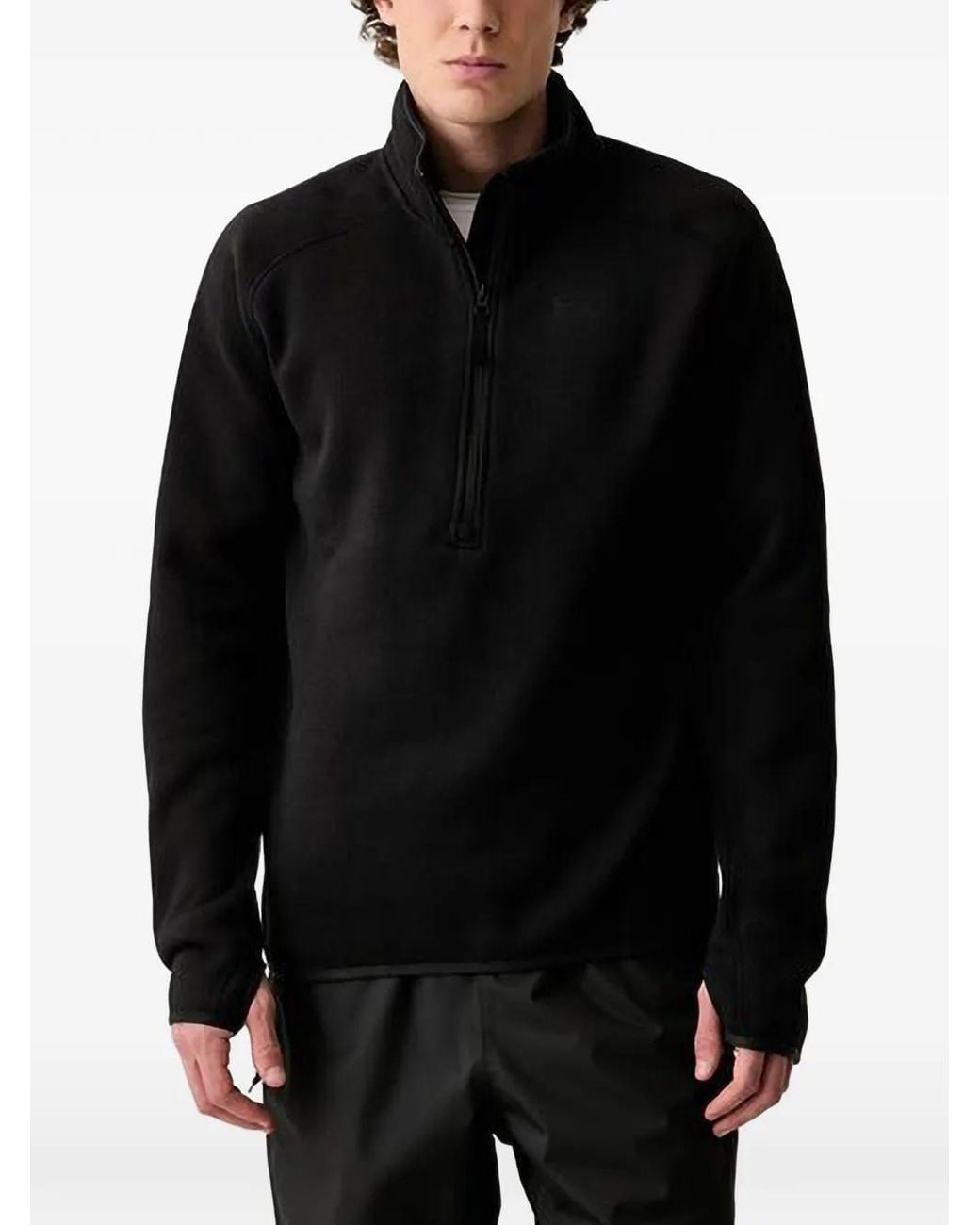 Helly Hansen Black Half-Zip Sweater for men