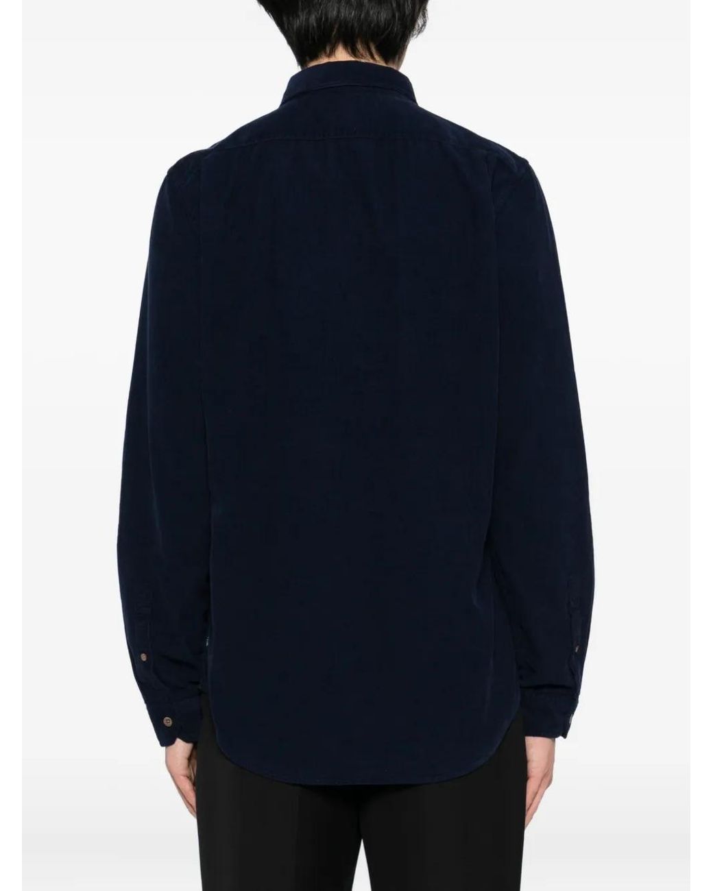 Paul Smith Blue Corduroy Shirt for men
